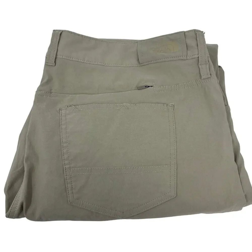 The North‎ Face Mens 40x31 Beige Lightweight 5 Pocket Hiking Pants